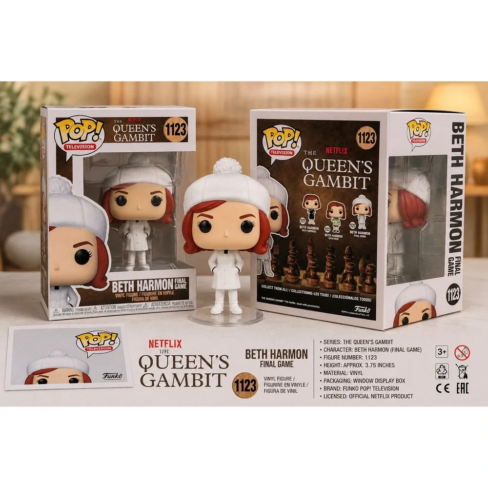 Funko Pop The Queens Gambit Beth Harmon Final Game 1123‎ Vinyl Figure Netflix